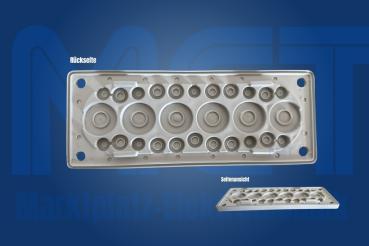 IP65 Kabelflanschplatte Multigate HTKC-28